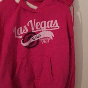 Pink hoodie